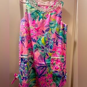 Lilly Pulitzer size 8 girls shift dress EUC
